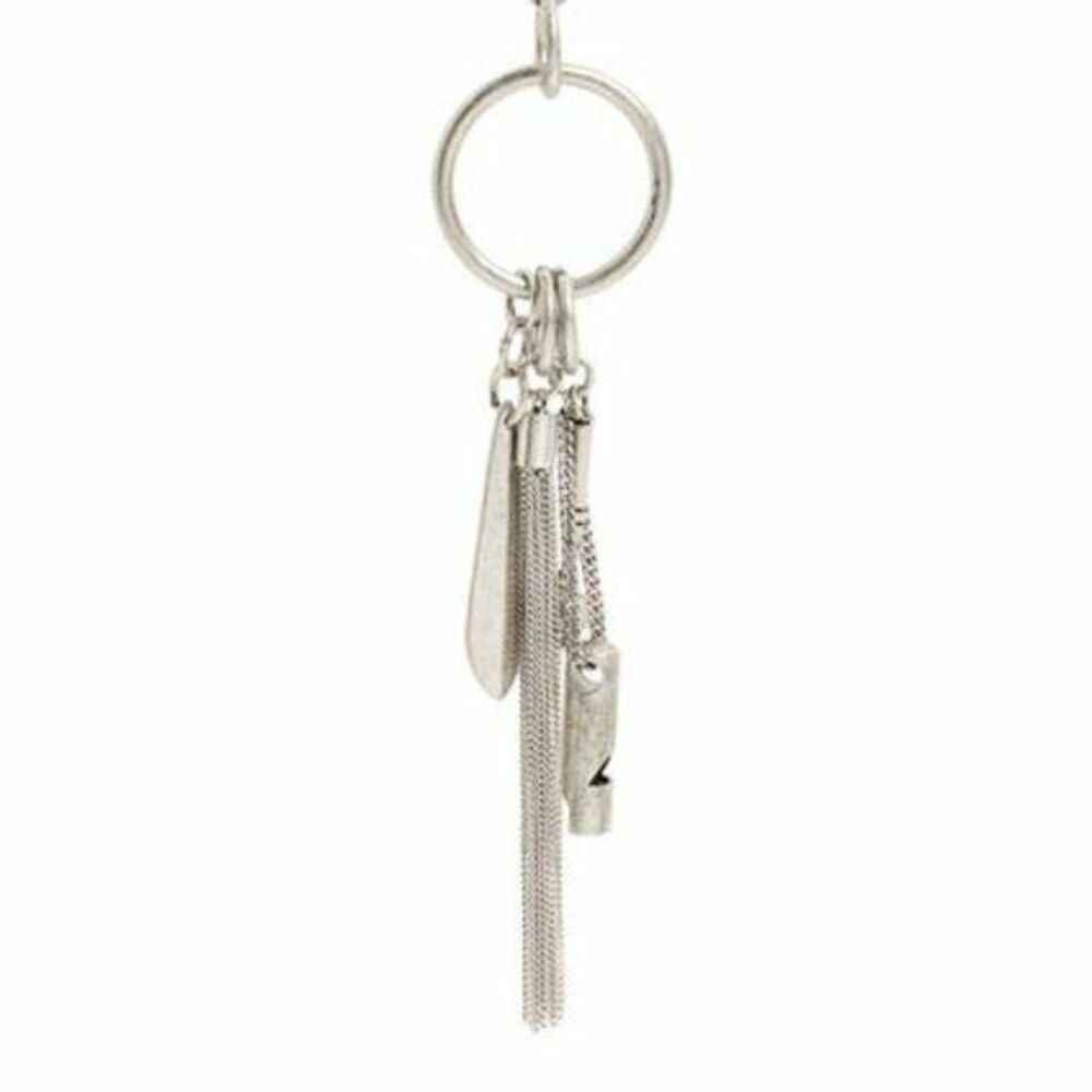 Nordstrom Treasure & Bond Charm tassel ring Pendant Necklace NWT
